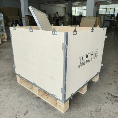 Wooden Crate Manufacturer Processing Logistics Export Wooden Machinery Packaging Shipping Crates Fumigation-Free Plywood