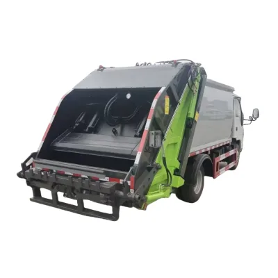 Factory Direct Sale 1-suzu 5m³ 6000L 6tons 6wheels Drive Left and Right diesel City Street Waste Compression Truck