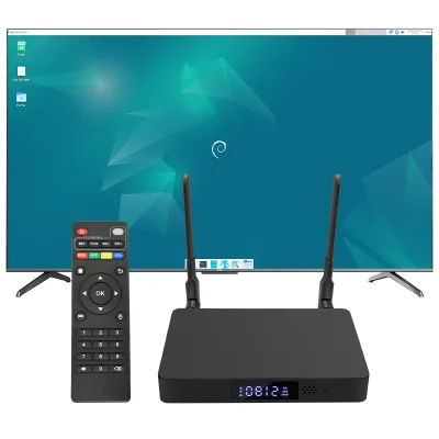 OEM Android 16 Quad Debian 12 Ubuntu 22.04 Kernel 6.1 Rockchip RK3588 4GB 64GB 8K WiFi6 1000M LAN OTT Media Player