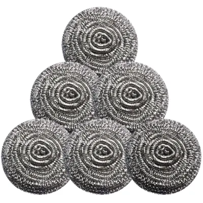 DOOSO Steel Wool Scrubber Magic Erasers Metal Scrubber for Pots and Pans Heavy Duty Scouring Pads