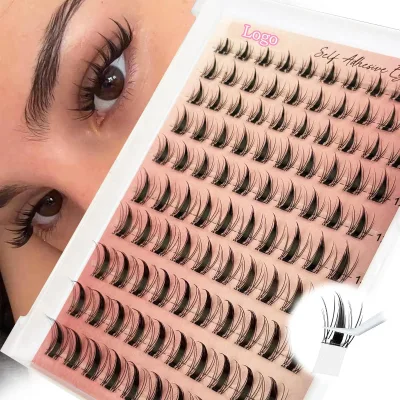 Oem Eye Lashes Cluster No Glue Need Diy Cluster Lashes Wholesale Self Adhesive Eyelashes Anime Lashes Extensions