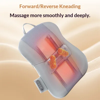 Walking Massage Cushion Lumbar Waist Support Back Massager with Kneading Function
