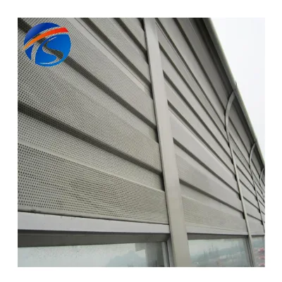 Decorative Highways and Railways Aluminium /Galvanized /Galfan Sheet Micro Hole Sound Barriers Fence for Factory