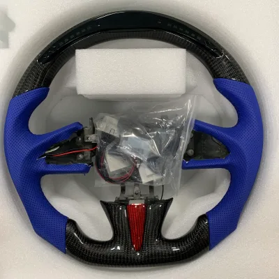 YLD For Infiniti Q50 Q50L Q60 Q30 QX30 Custom Carbon Fiber Steering Wheel Racing Wheel Convertible