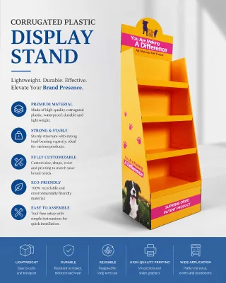 High Quality for Durable Retail Floor Display Stand with UV Resistant Food Grade Finish Customizable Size & Color