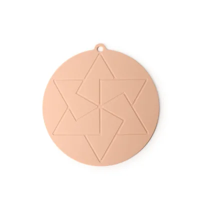 Round Eco-Friendly Silicone Hot Plate Mat | Kitchen Table Protector Food-Safe