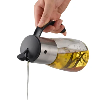 Olive Oil Vinegar Dispenser Metal Bottle Moroccan and Vintage Stainless Steel and Set Kitchen of Olive Oil Dispenser