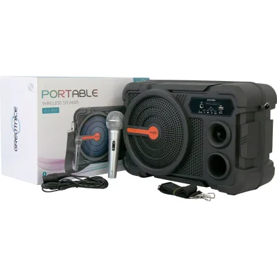 Wireless Microphones Boombox Speaker Emergency Radio Subwoofer Rechargeable Vintage Lighters Solar Light With Outdoor Adventure