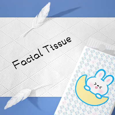 Printed Facial Tissue Disposable Facial  Tissue