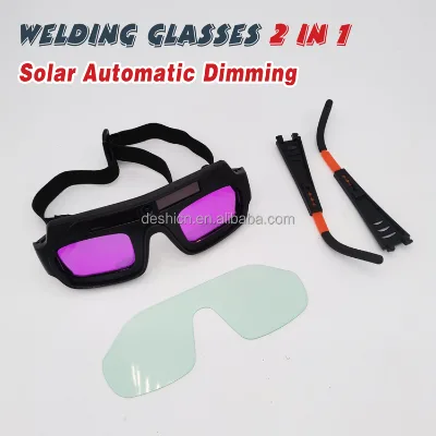 New Automatic Dimming Welding Glasse-s Can Be Headworn or Ear-mounted Professional Electronic Welding Glasse-s