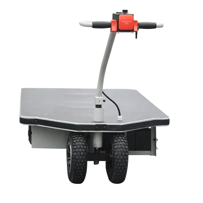 Industrial Electric Flat Trolley 400kg Flattop Cart 48V Power Cheap Price Logistics Trolley OEM Customizable Platform Support