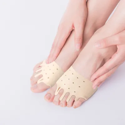 SEBS Breathable Forefoot Pad Forefoot Cushion Women's High Heel Relieve Stress Protection Pad With Silver Particles