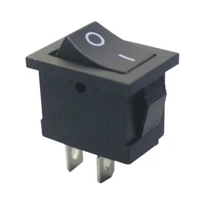 19X13MM Mini Rocker Switch SPST ON-OFF 2 Pins Factory Direct Sale Customizable Without LED Max. Voltage 250vac