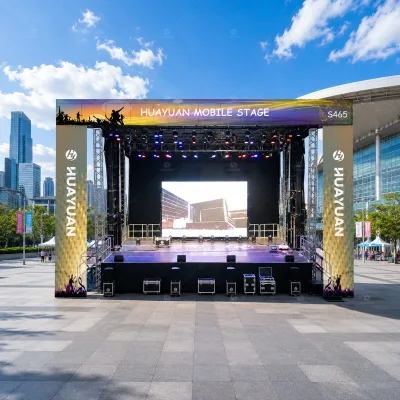 S465 Semi Trailer Stage for Event Rental, Brand Activation and Public Shows