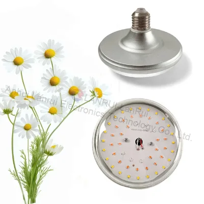 Custom Spectrum 15W 30W E27 Waterproof UFoLED Grow Bulb Light Pitaya Chrysanth Eustoma Flowers Plants Greenhouse Outdoor Use