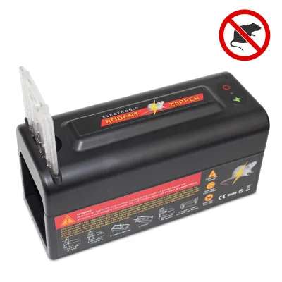 New Design Electric Rat & Mice Killer ABS 6000-8000V Strong Current Traps Solid State Pest Control