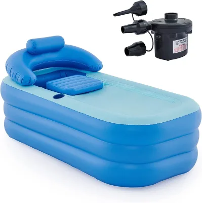 Custom Foldable Portable Inflatable Adult Tub Inflatable Freestanding Inflatable Tub