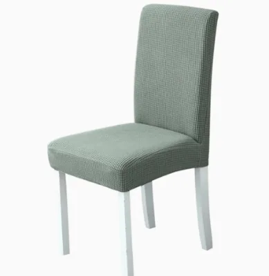 Thick Fleece Integrated Stretch Dining Chair Covers, Anti-Stain Elastic Stool Slipcovers for Dining Room