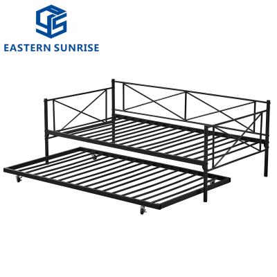 Perfect for Guests or Kids Modern Twin Metal Daybed