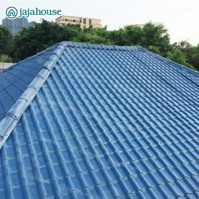 La Mina UPVC ASA Coated Roof Tiles Sheet with Bamboo Shape Modern Design for Hotels Parks Warehouses & Workshops