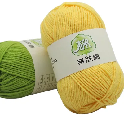 60% Cotton 40% Acrylic Yarn 5ply Milk Cotton Acrylic Blended Crochet Knitting Yarn