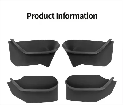 For Tesla Model 3 Model Y TPE Waterproof Door Pocket Storage Box Anti-Dust Dirty Resistant Door Side Organizer Tray