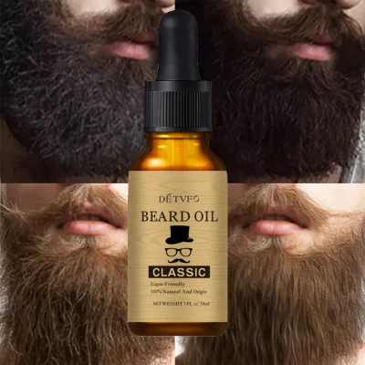 Wholesale Professional Natural Organic Vegan Beard Care Softens Men Beard Growth Oil