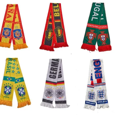 Boce design custom national team fan scarf European Cup club fan support scarf