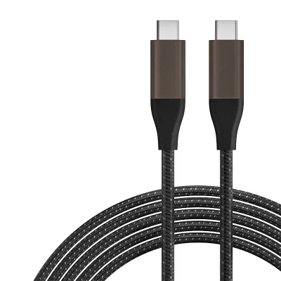 Hot Selling OEM Service Custom Printed USB C Charger Cable 100W PD Fast Charging Nylon Braided Cord Bulk Pricing
