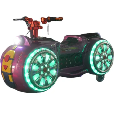Professional Wholesale Blue Electric Moto Rides Coin Operation High Quality Electric Bumper Car