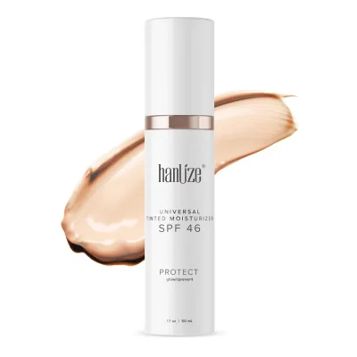 Anti-Aging All-In-One Tinted Moisturizer SPF 46 Custom Logo Sun Protect Foundation Liquid Universal UVB UVA Ray Protection