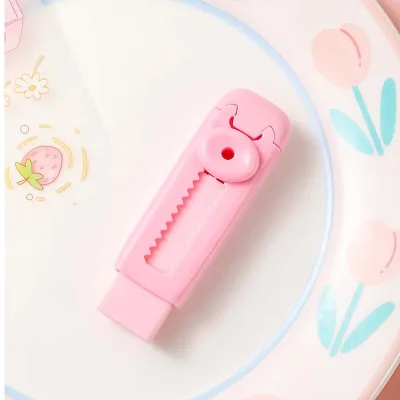 Kawaii Cream New Style Pencil Eraser Cute TPR Stationery for Elementary School Clean and Flawless Drawing Erasers