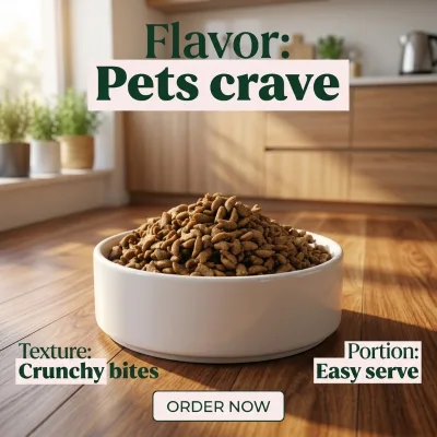 Wholesale Pet Food Healthy Dry Cat Food with Chicken and Fresh Barbecue Beef Dry Dog Pet Food Flavour for Adult Dog