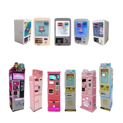 Exchange Machine Automatic Teller Machine Currency Exchange Arcade Game Area Customized Coin Exchange Machine