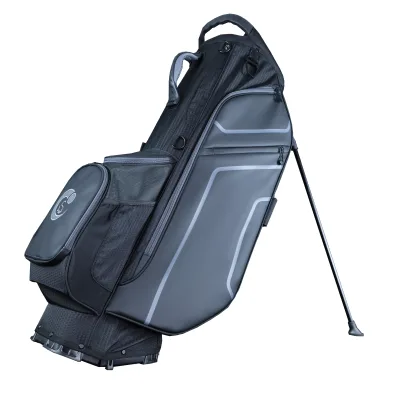 Lace-Embellished Ice Blue Golf Stand Bag: Lightweight PU Leather, Ample Storage, and Unmatched Elegance on the Course