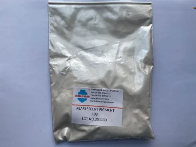 Rutile Sterling Silver Pearl 103 Premium Mica-based Pigment (10-60μm) for Paints, Plastics, Inks & Cosmetics
