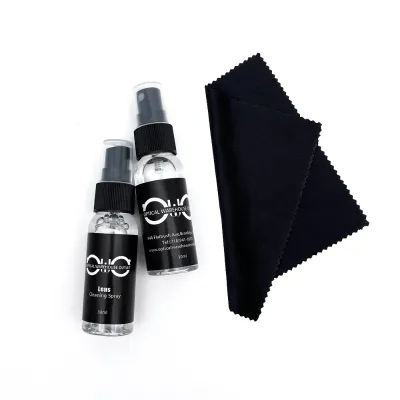Eye Glass Spray Cleaner Kit Eyewear Microfiber Cloth Glasses Cleaning Eyeglass Wipes for Spectacle Sunglasses Lunettes Lenses