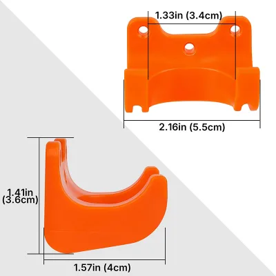 Wholesale Wall Mounted Tool Storage Rack Garden Bracket ABS Multi-Use Organizer with 3 Screws for Garage Balcony