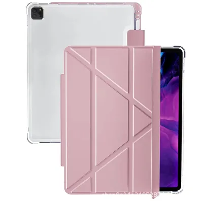 AilesTecca Support Fingerprint Function Tablet Case Leather Shockproof Full Protective Back Cover for iPad Pro 12.9 Pro 13