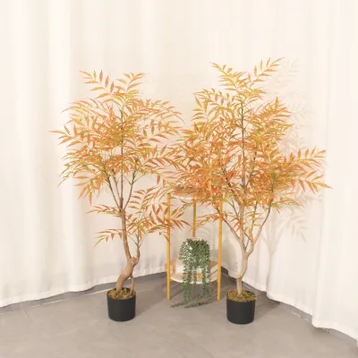 JWS4034 Artificial Tree 120cm Plastic High Quality BSCI Certified Environmental Friendly Outdoor Seasonal Arrangement New Design