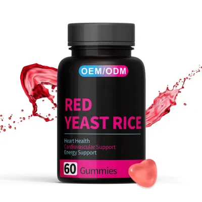 Promote Digestion Red Yeast Rice Extract Gummy Red Yeast Rice Gummies for Antioxidant