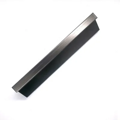Black Titanium Moldings Are Used for Wall and Furniture Decoration