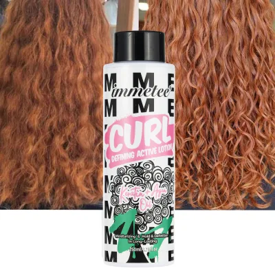 Private Label Curl Cream Curl Defining Lotion Hydrating Anti-Frizz Edge Control Styling Cream for Natural Curly Coily Hair
