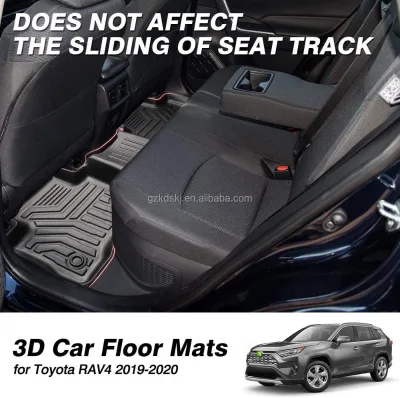 Factory Price All Weather Wholesale Custom 3D 5D Luxury TPE Car Mats for LHD RHD RAV4 2019-2023