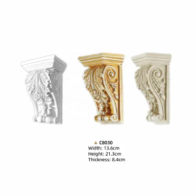 Insect-proof China Manufacturer New Technology Polyurethane PU Brackets Inside Decorative Corbels