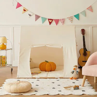 Baby Indoor Triangle Game Tent with Windows Stimulates Children's Creativity and Concentration Parent-child Interactive Toy