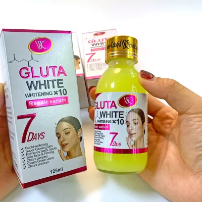 Super Glowing Skin Glutathione Serum Removes Black Spots Vitamin C Repair Face Serum Clears Pimples Skincare Whitening Serum