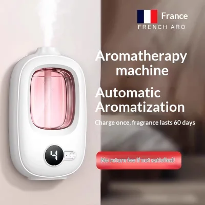 Aromatherapy Diffuser Automatic Fragrance Dispenser Rechargeable Battery-Powered Silent Wall-Mounted Home Commercial Hotel Use