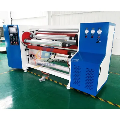 High Quality Roll to Roll Rewinding Machine With1 1.5 2 3 Inch Air Shaft Auto Exchange for BOPP Foam Masking Cloth Paper Tape