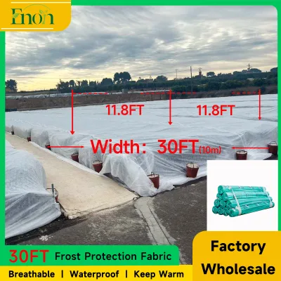 Outdoor Fall/Winter Plant Flowerbed Potted Single Row Frost-Resistant 30FT Frost protection extra Width Size Nonwoven Fabric